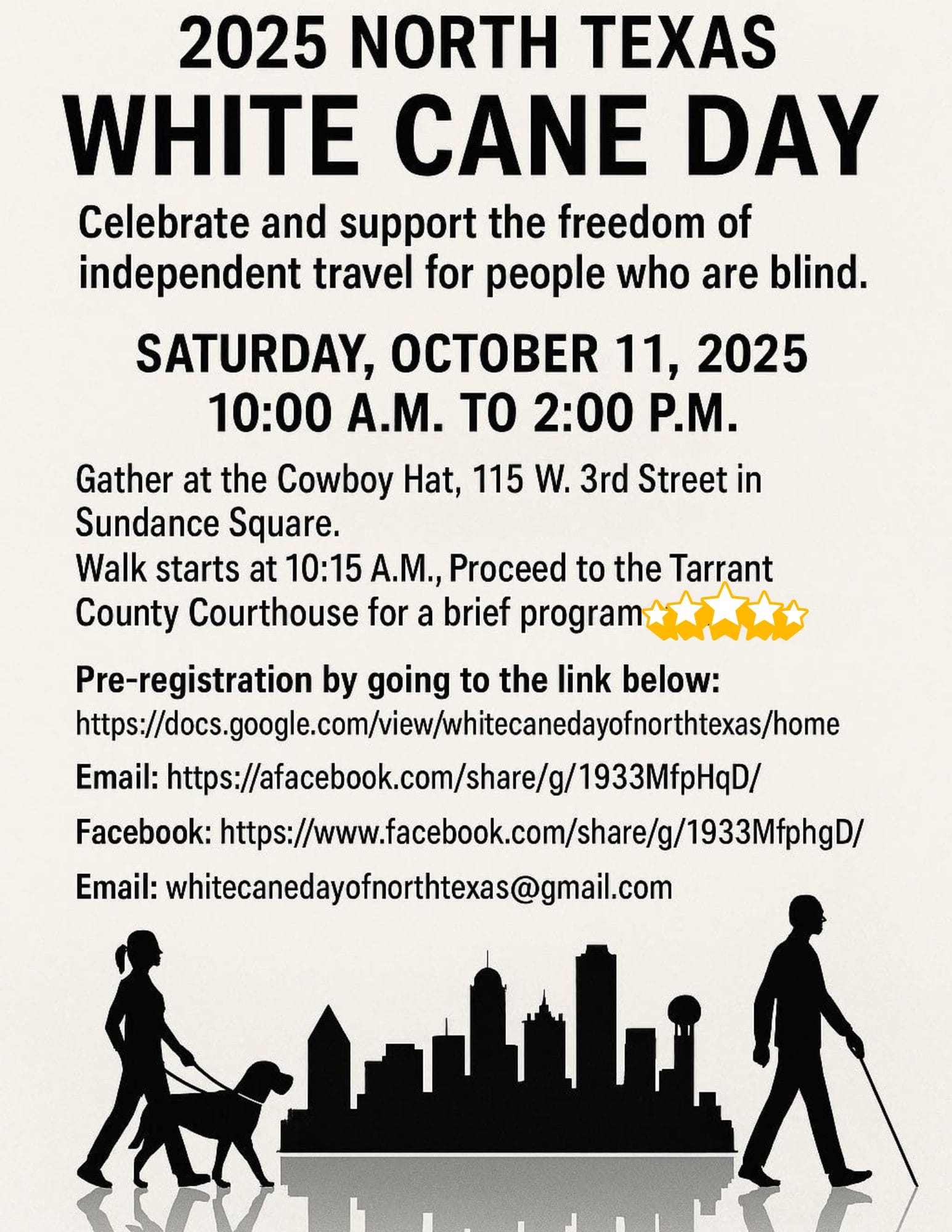 2025WhiteCaneDayWalk Oct 11