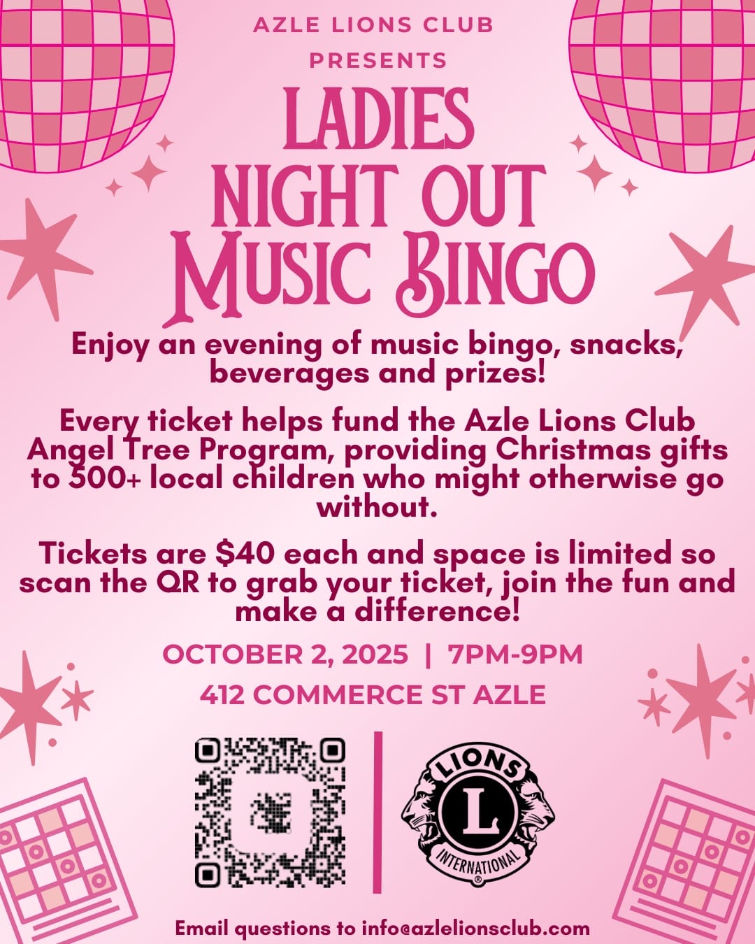 Pink White Illustrative Gradient Girls Night Out Party Invitation (Instagram Post (4:5)) 2